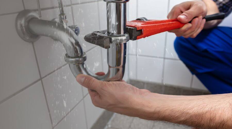 Electric tankless water heater installation in Saint Xavier, MT